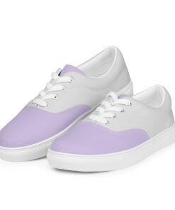Women’s lace-up canvas shoes