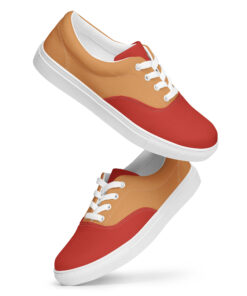 Men’s (two tone) lace-up canvas shoes