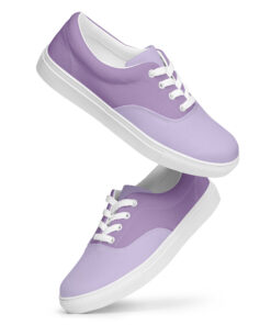 Women’s lace-up canvas shoes