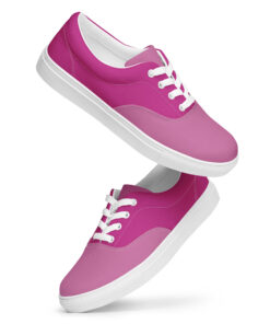 Women’s lace-up canvas shoes