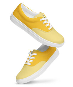 Women’s lace-up canvas shoes